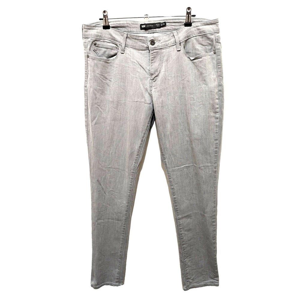 Levi's Demi Curve Jeans Size 12  Fray  Purple Levis Tag UPSIDE DOWN  Mid Rise